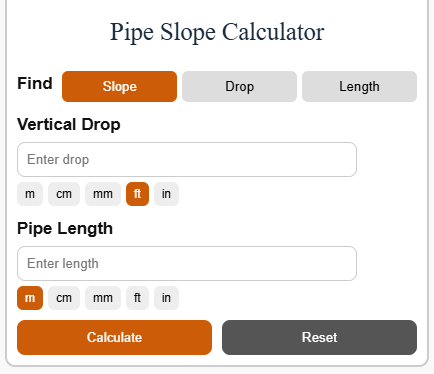 pipe-slope