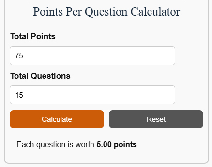 points-per-questions